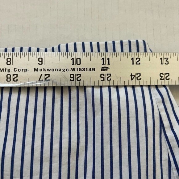 J. Crew Pull on Striped Ruffled Mini Skirt SZ 0 - Picture 12 of 14